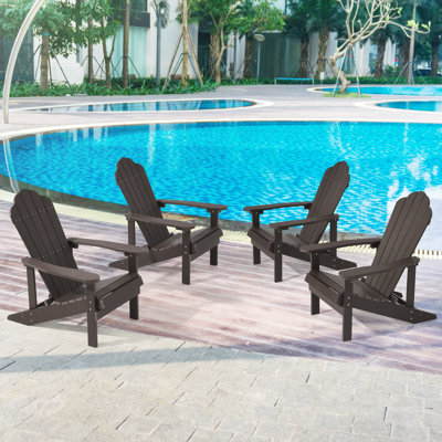 Chaise Adirondack en plastique / résine Themis