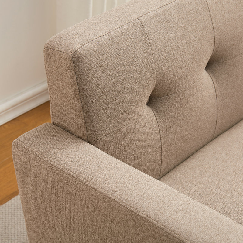 2 Seater Loveseat, Brown