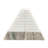 Jacia Stone Marble Bookends - Modern Geometric Decorative Accent with Heavyweight Pyramid Design, Elegant Home Decor