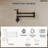 Wall Mount Swing Arm Folding Pot Filler Kitchen Faucet,  2-Handle Kitchen Faucet for Stove Use-118158816