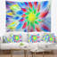 Tapisserie florale de pétales multicolores-28497368