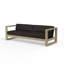 Coastal Teak Patio Sofa with Sunbrella Cushions-393586459