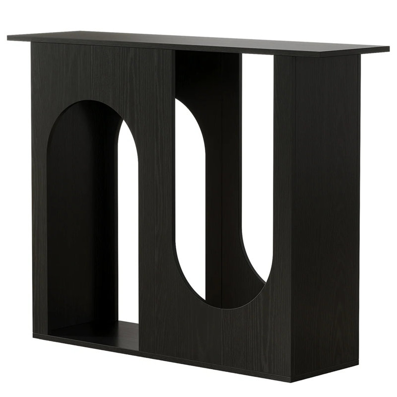 Elegant Black 39-inch Sofa Table