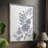 Periwinkle Patch II Framed Print - Solid Wood-457417022