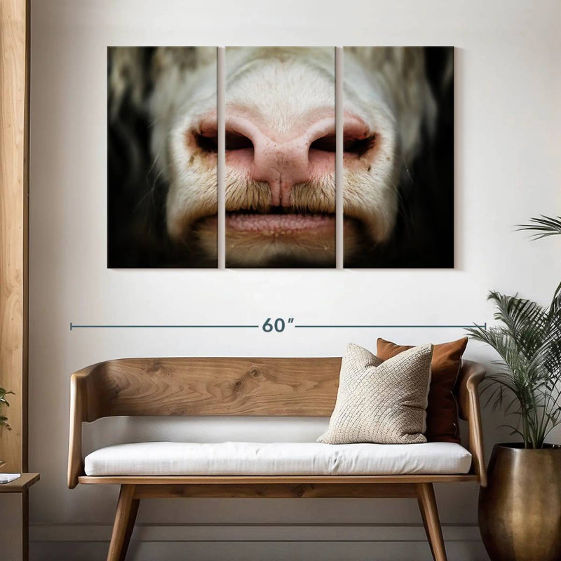 Brampt Cow Muzzle, 32" H x 50" W