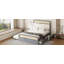 Grand lit plateforme en bois avec lit gigogne et 2 tiroirs-304094667