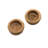 2 Pack Teak Round Drawer Knob