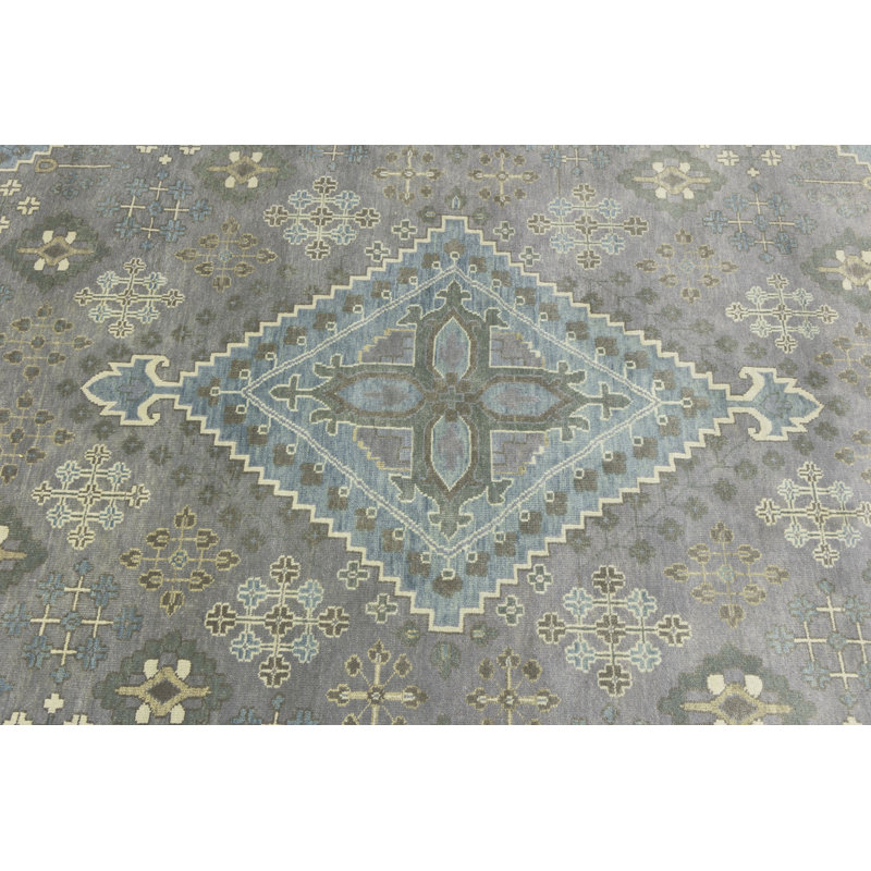 Tapis indo-Joshaghan Taupe 9 x 12
