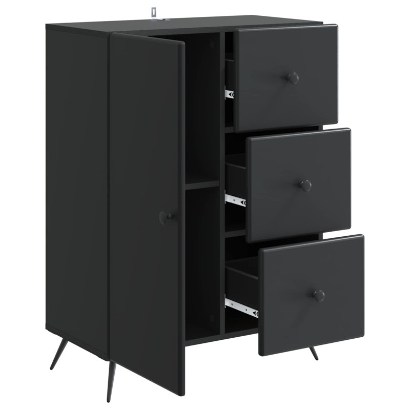 66cm Sideboard, Black