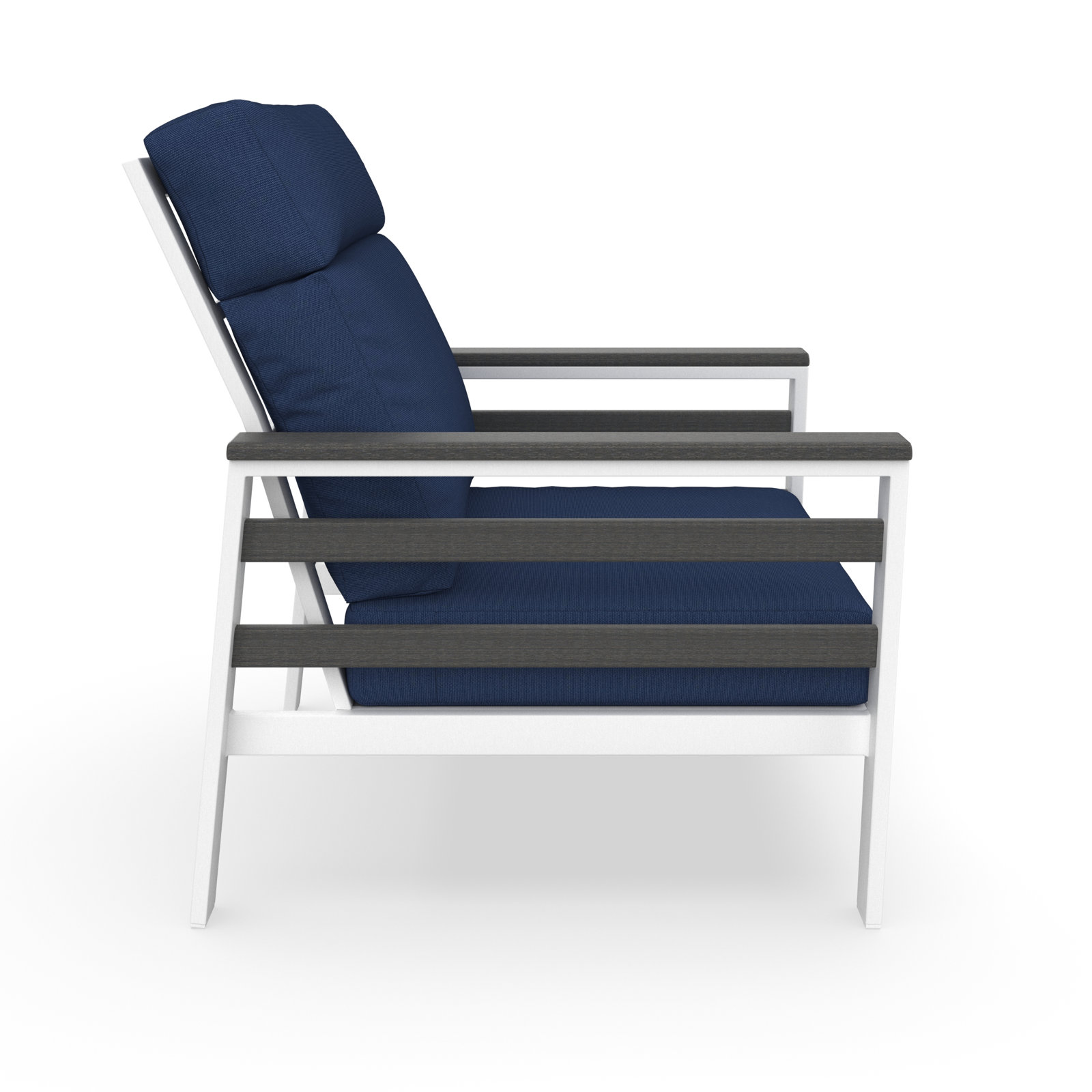 Townsend Sunbrella® Patio Lounge Chair, Canvas Navy