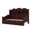 Lit de jour simple en bois avec tiroirs de rangement intégrés, tête de lit et tablettes de rangement-1333069198