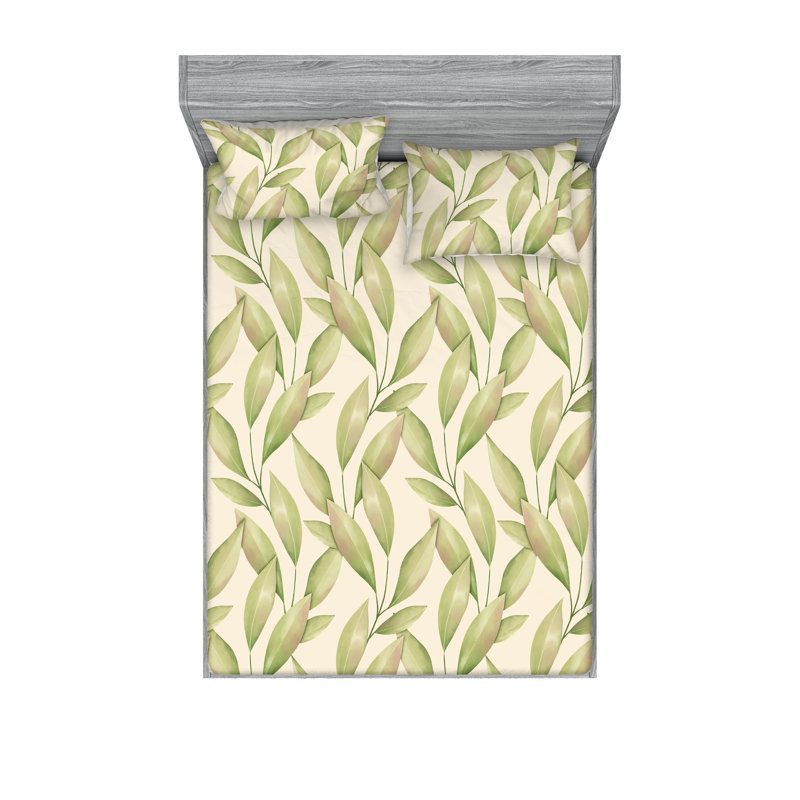 Ensemble de draps et taies décoratives Ambesonne, Drap-housse très grand californien avec 2 taies d