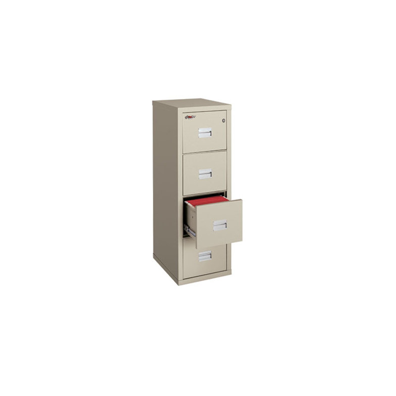 Compact Turtle® 4 - Drawer File Cabinet, Beige