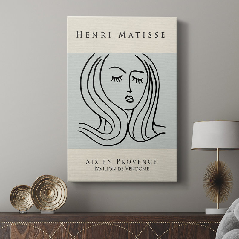 Matisse L XXV, reproduction d'art encadrée - Cavas