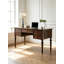Bureau de rangement de style américain en chêne brun pour bureau et chambre