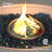 50,000 BTU Square/Rectangle Patio Concrete Propane Fire Pit Table in Off-White-1847988021