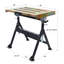 Table de soudage 30 po x 20 po, capacité de charge de 400 lb, table de travail en acier sur roulettes, banc de travail pliant avec trois fentes, angle et hauteur réglables