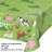 Farm Animals Paper Tablecloth, 3 ct