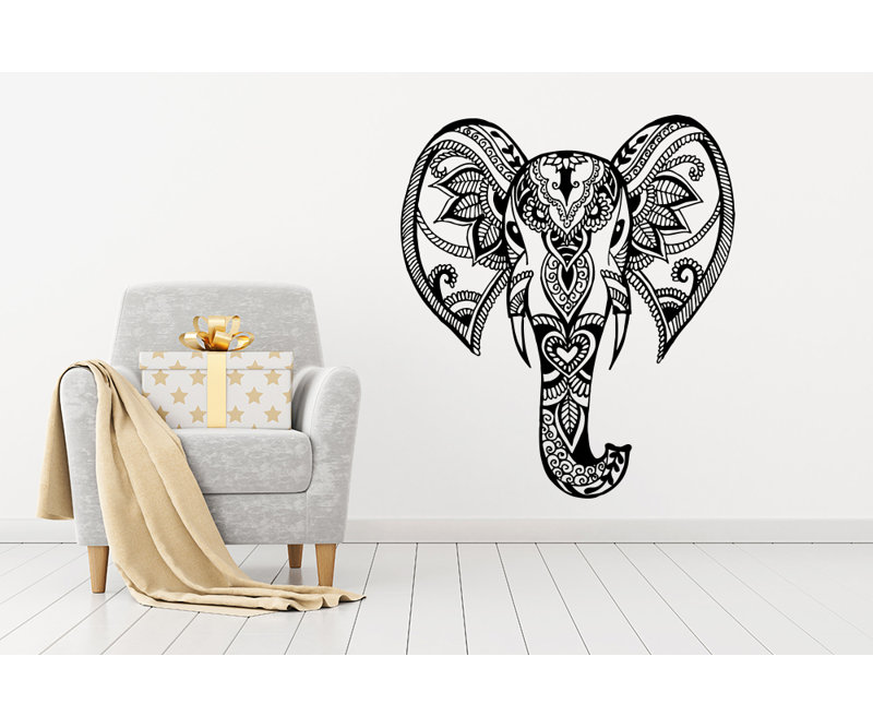 Yatton Landscape & Nature Non-Wall Damaging Wall Decal, Black