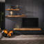 Lenexa Acacia Solid Wood Floating Shelf-780146868