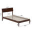Lit plateforme avec tête de lit ajustable Bradford-968149163-968149162