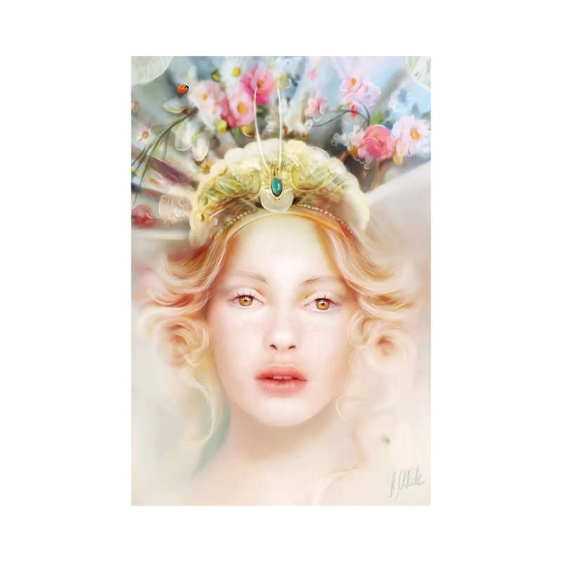 Wild Honey by Bente Schlick - Wrapped Canvas Print, 20.32 cm H x 30.48 cm W