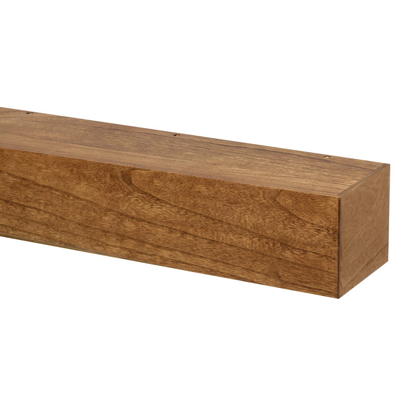Aged Classic Fireplace Mantel Shelf, 48", Brown