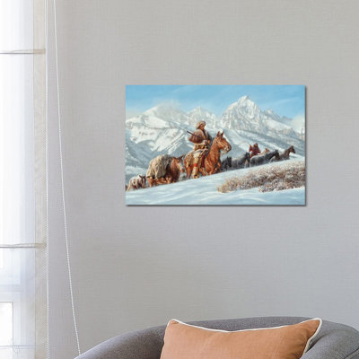 The Mountain Men by Joe Velazquez - Wrapped Canvas Print