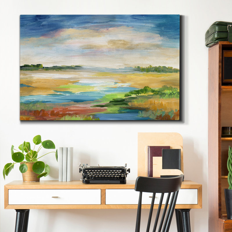 «Distant Inlet», reproduction d'art sur toile tendue, H 18 po x l 12 po x P 1 po