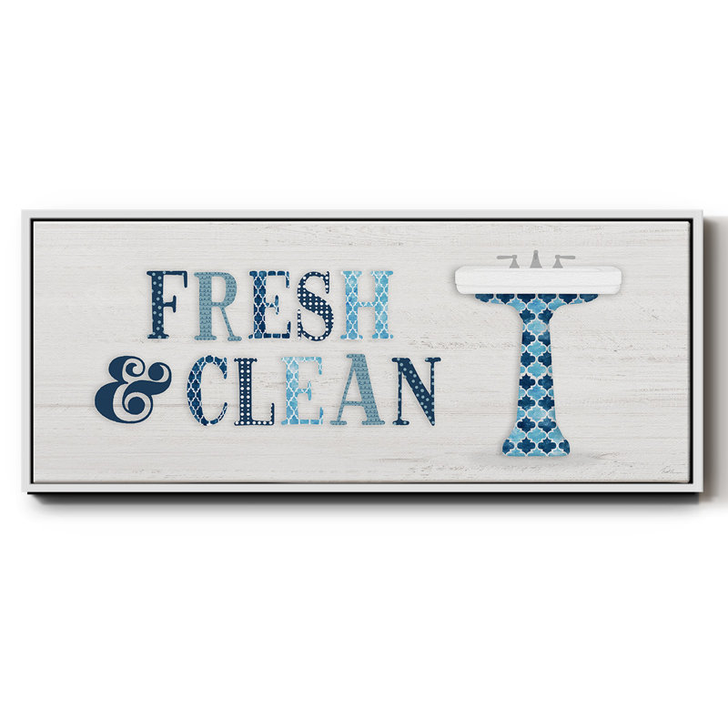 Fresh and Clean- Framed Canvas