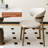 Retro simple home round dining table sets