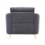 Chaise yuina, lin gris
