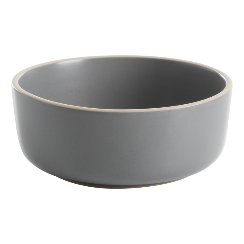Everyday Essential 12 Piece Dinnerware Set, Service for 4, Cool Gray