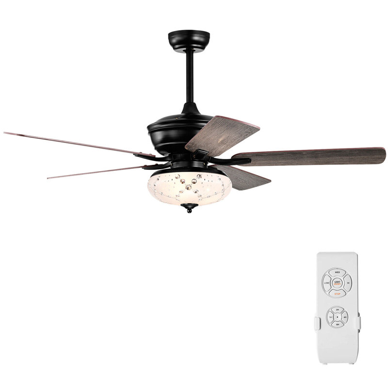 Ceiling Fan with Light Kit, Gray