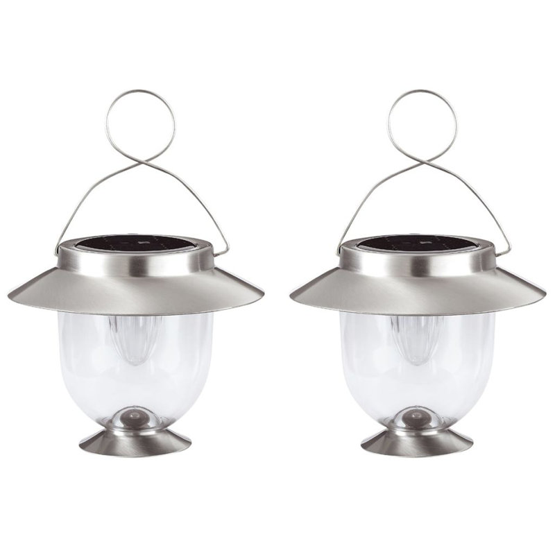 Smartwares Magret Solar Lantern Lights 0.12W Silver
