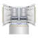 ZLINE Autograph Edition 60 in. 32.2 cu. ft. French Door Built-In Bottom Freezer Refrigerator with Water Dispensers and Ice Makers in Satin Stainless Steel