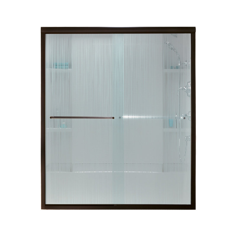 Porte de douche sans cadre Finesse 59,63 "x 70,08" Finesse, Bronze foncé