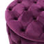 Velours fuchsia pour un bouton de couloir glamour à décor moderne