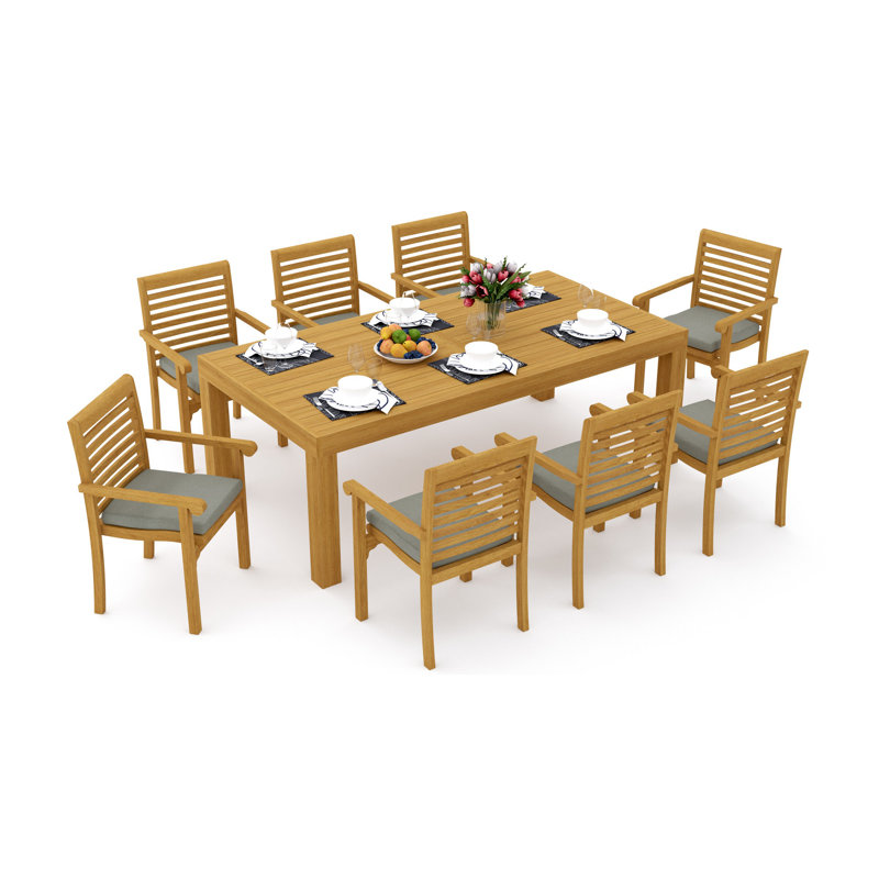 Ensemble repas extérieur pour 8 personnes Alvarez