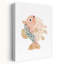 Playful Spotted Fish Abstract Colorful Modern Fish Ocean Wall Art Print 1 Piece Wrapped Canvas Wall Art-1688795432