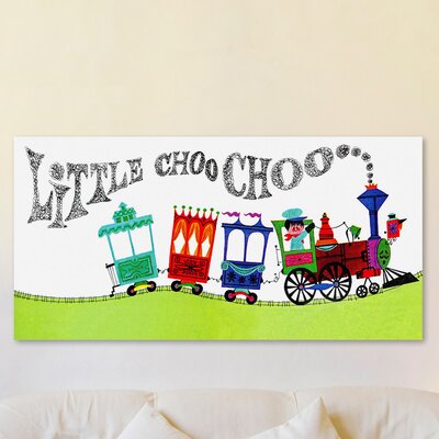 Little Choo Choo' Painting Print on Wrapped Canvas -  Marmont Hill, MH-KIDCUR-65-C-24