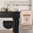  44.48" Fireplace Mantel, Freestanding Fireplace Surround With Leg For Electric Fireplaces, Mdf Mantel Surround With Shelf For Living Room With Decorative Pattern, Anti-Tipping & Waterproof-237476269