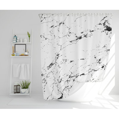 Leatrice Polyester Shower Curtain