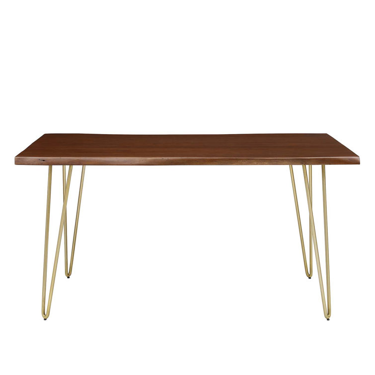 Modway Ardour 60" Live Edge Acacia Wood Rectangular Dining Table