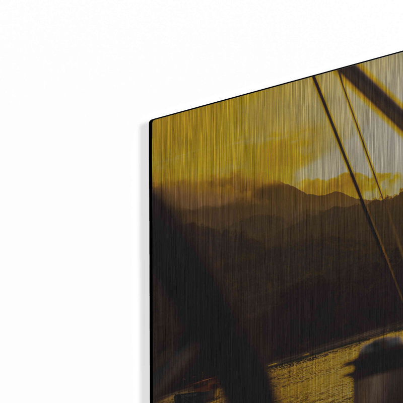 «Golden Sky» par AKG, H 24 po x l 24 po