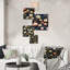 Cottage Garden Harmony - ensemble d'art mural floral de 5