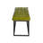 Olmsted Faux Leather Bench with Metal Legs-1437296605