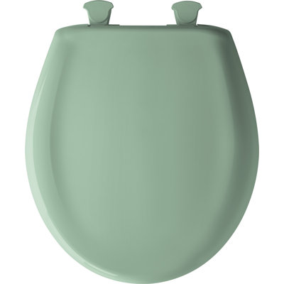 Siège de toilette rond en plastique