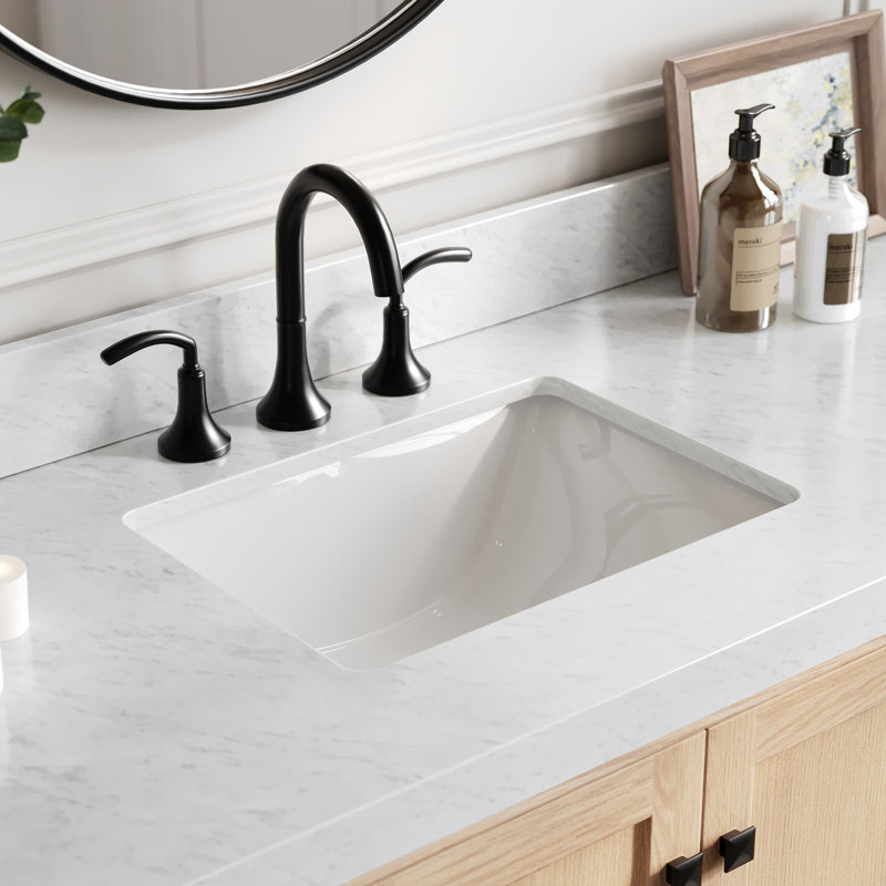 Meuble-lavabo simple 60 po Cambridge, Chêne