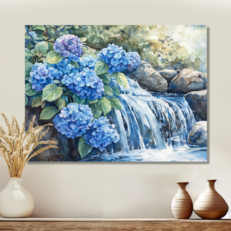 Ilyena - Floral Wall Art, H 30 po x l 40 po, Toile tendue, Ne s’applique pas
